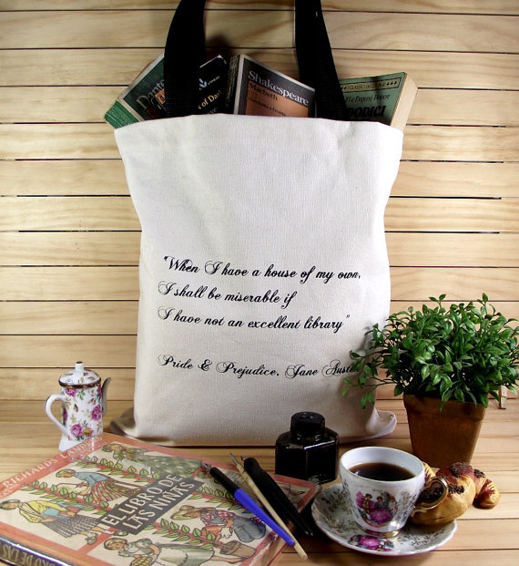 Borsa di tela con citazione