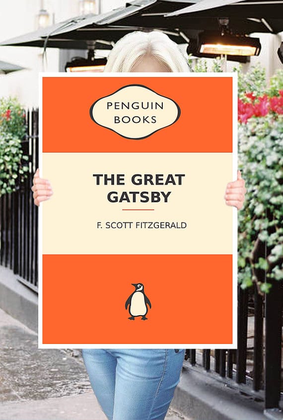 Stampa dell’edizione Penguin del Grande Gatsby.