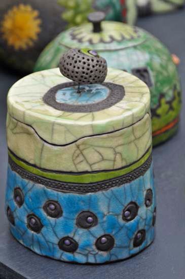 contenitori in ceramica raku