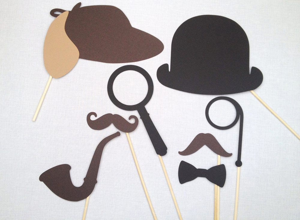 Party props vintage Sherlock Holmes