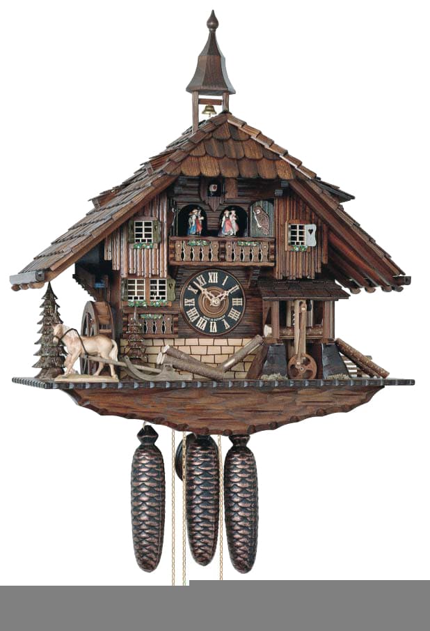 Cucu con carillon in legno dell'Alto Adige