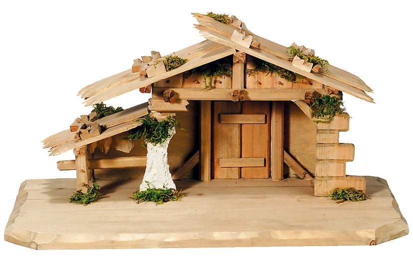 Capanna in legno dell'Alto Adige