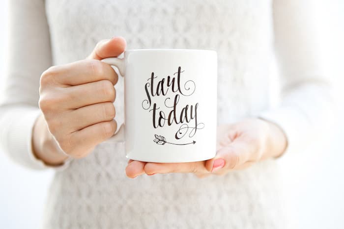 Tazza personalizzata con frase motivazionale