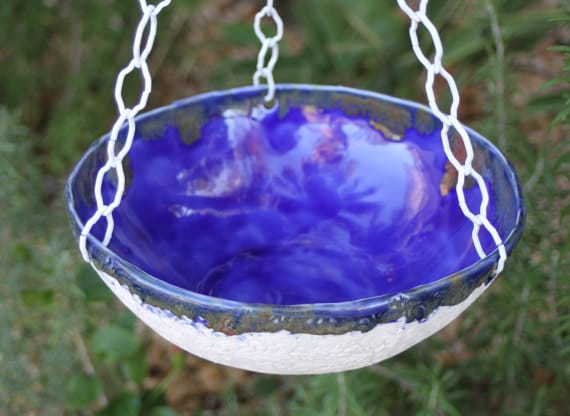 Vaso sospeso in ceramica