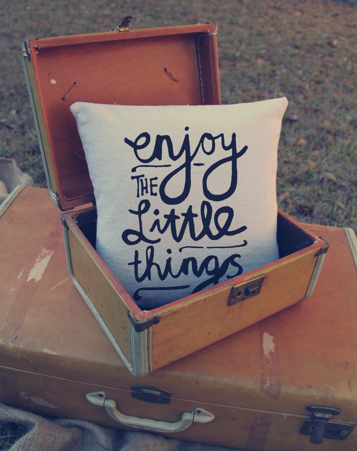 cuscino con frase personalizzata