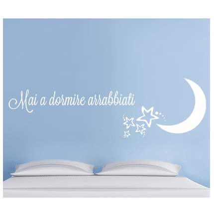 adesivo-murale-mai-dormire-arrabbiati