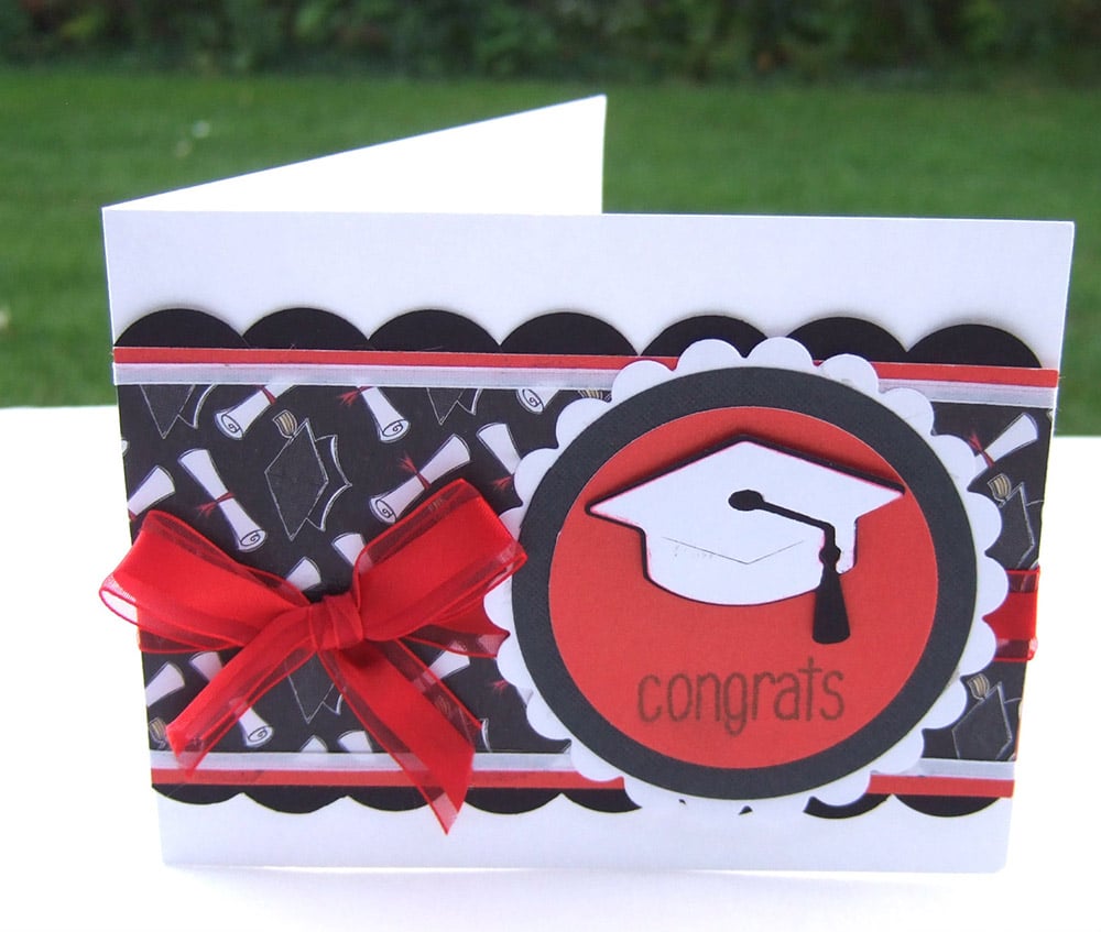 Biglietto d'auguri per laurea fatto a mano