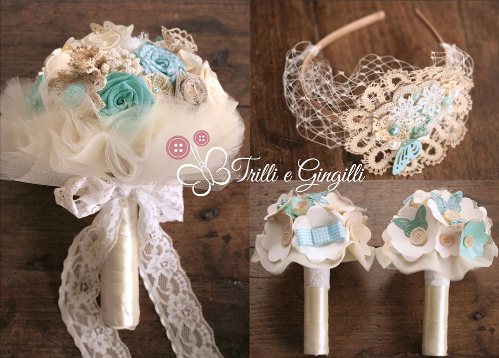 Bouquet da lancio in stile country