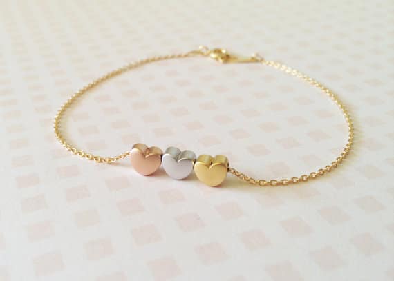 Braccialetto con cuori