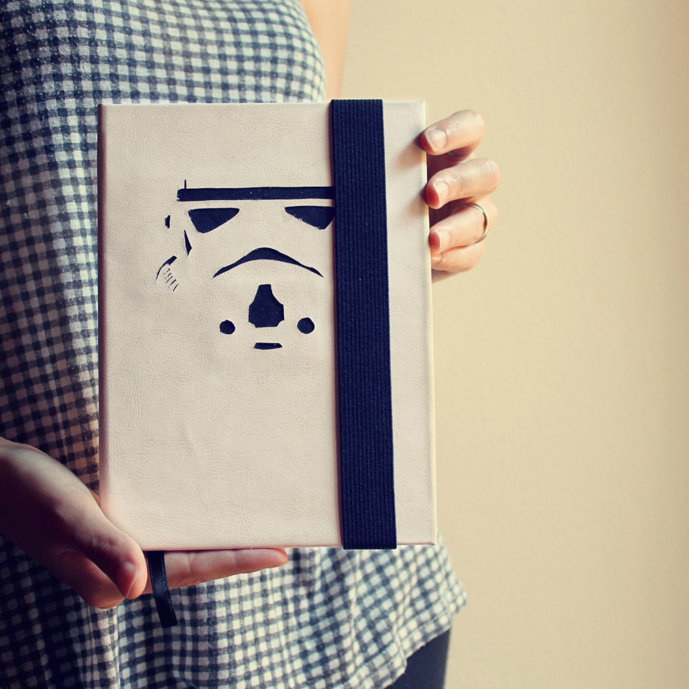 Copertina per quaderno di Star Wars fatta a mano