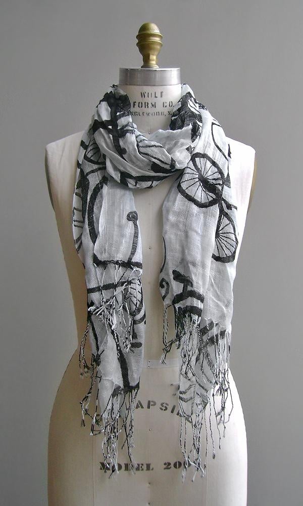foulard con biciclette