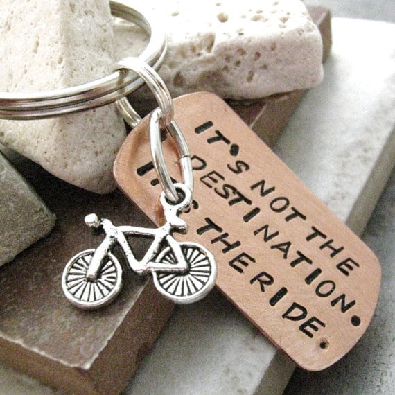 portachiavi con bicicletta