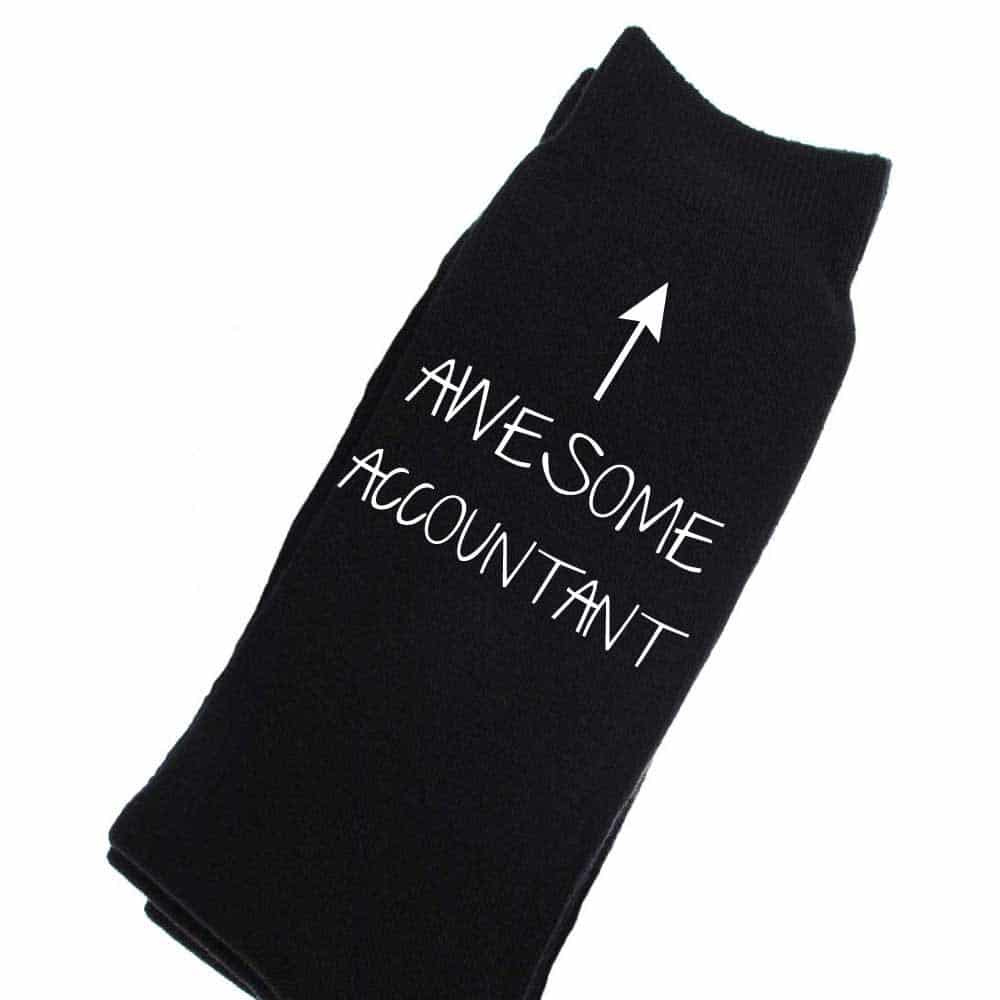 idea regalo per commercialista calzini uomo con scritta