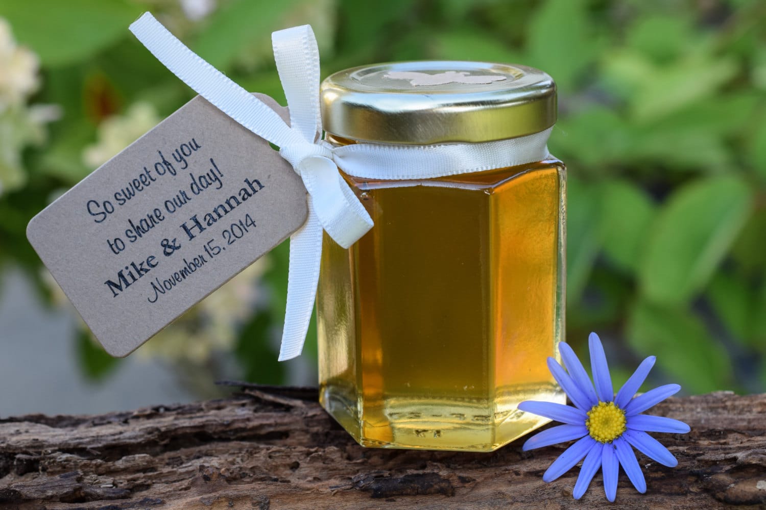 miele-bomboniera-matrimonio-tag-carta-kraft-laccetto-bianco