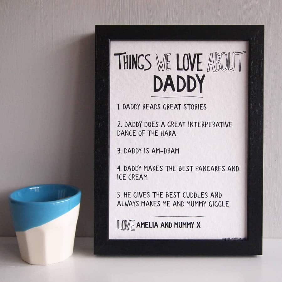 STAMPA PERSONALIZZATA-COSA-AMO-PAPA-REGALO