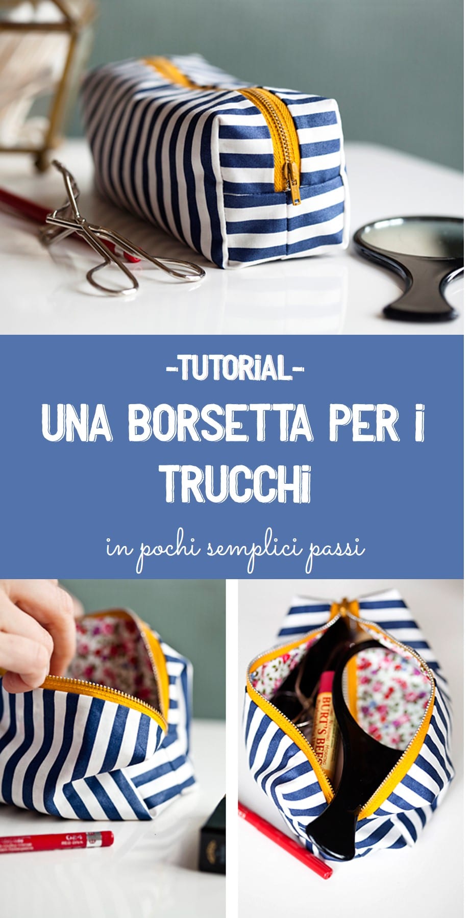 Tutorial borsetta porta trucchi