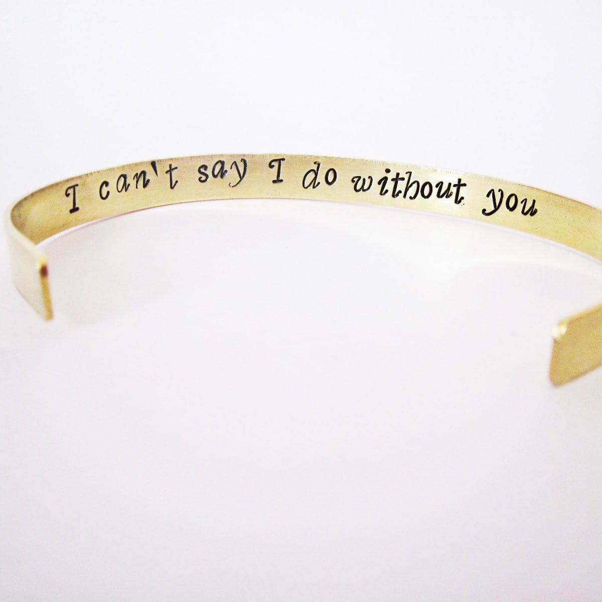 Bracciale Idea Regalo Per Le Testimoni Con Incisione Non Posso Dire Lo Voglio Senza Di Te Olalla