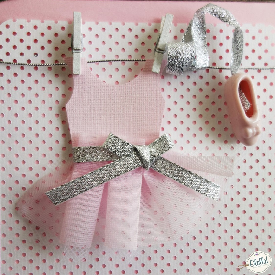 Biglietto Invito per Festa di pleanno Bambina La Ballerina
