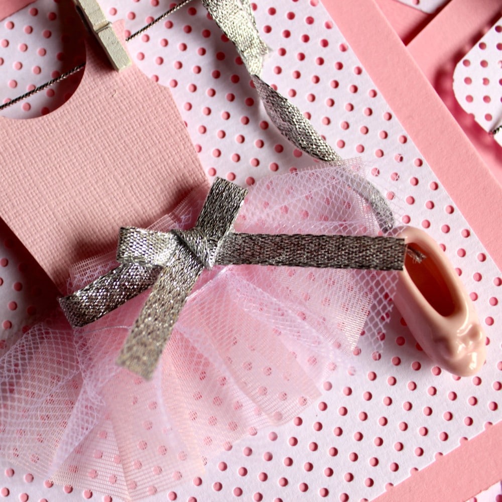 Biglietto Invito per Festa di pleanno Bambina La Ballerina