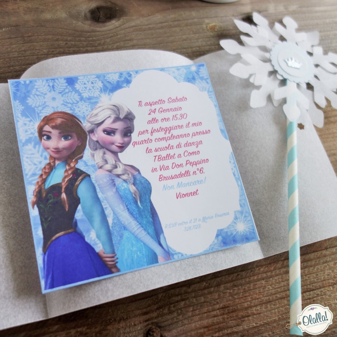 Invito Per Festa Di Compleanno A Tema Frozen Olalla
