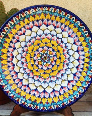 piatto-ceramica-vari-colori-mandala1