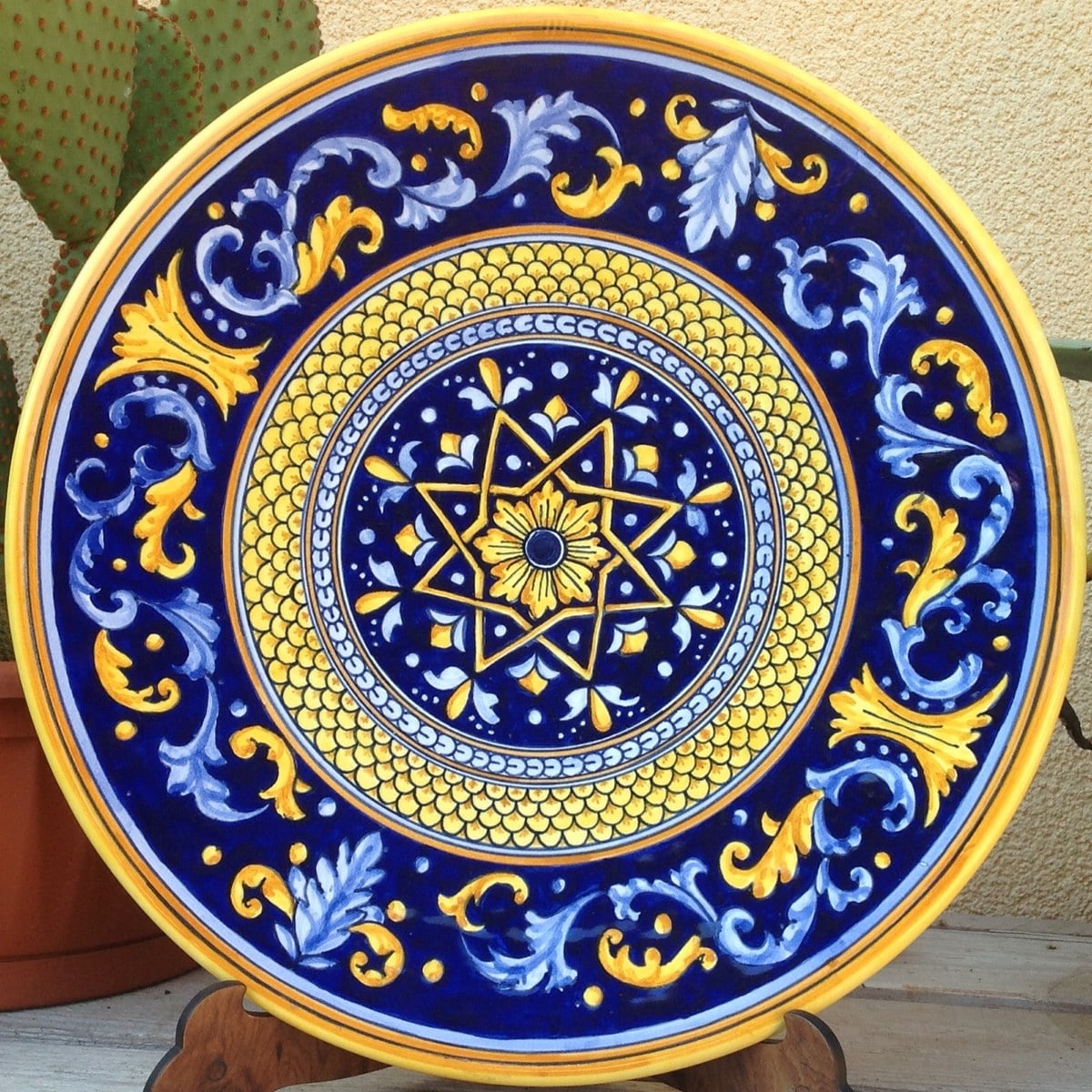 piatto-ceramica-blu-stella-4