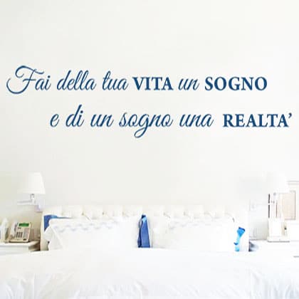 Adesivo Murale Sogno E Realta Olalla