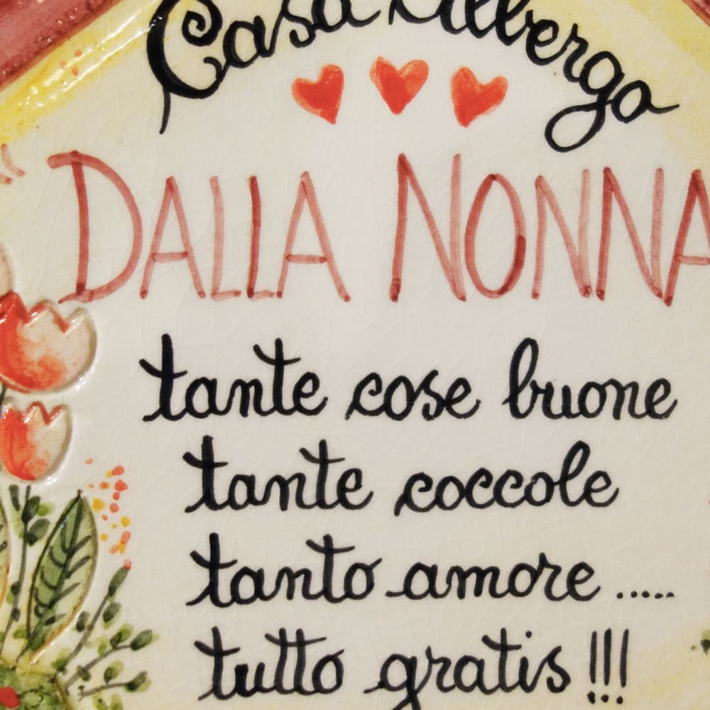 Targhetta Da Appendere Casa Albergo Dalla Nonna Olalla