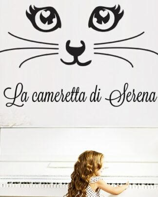 adesivi-murali_Gattina-cameretta-nome_grande