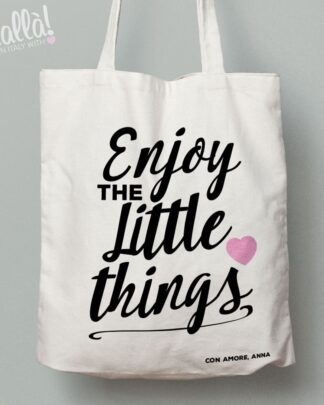 borsa-shopper-personalizzata-enjoy-little-things-bianca