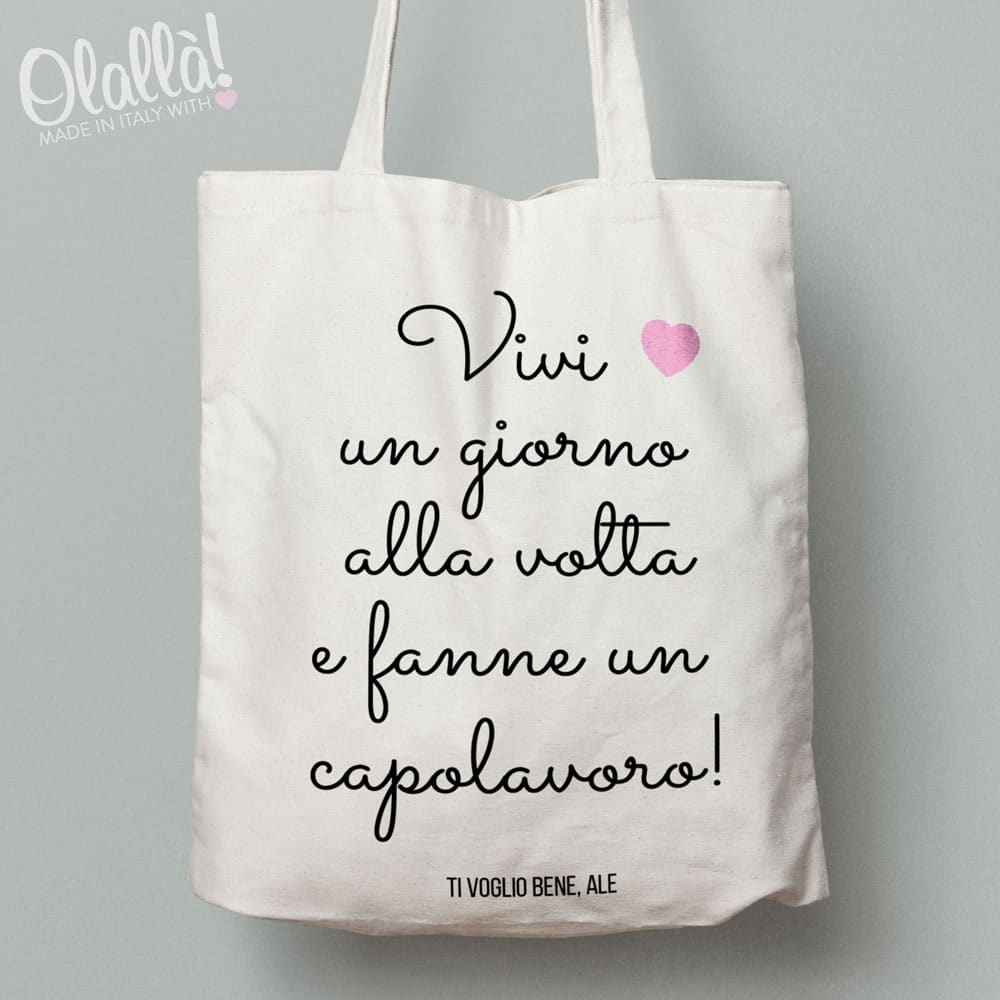 Borsa Shopper Fatta a Mano \