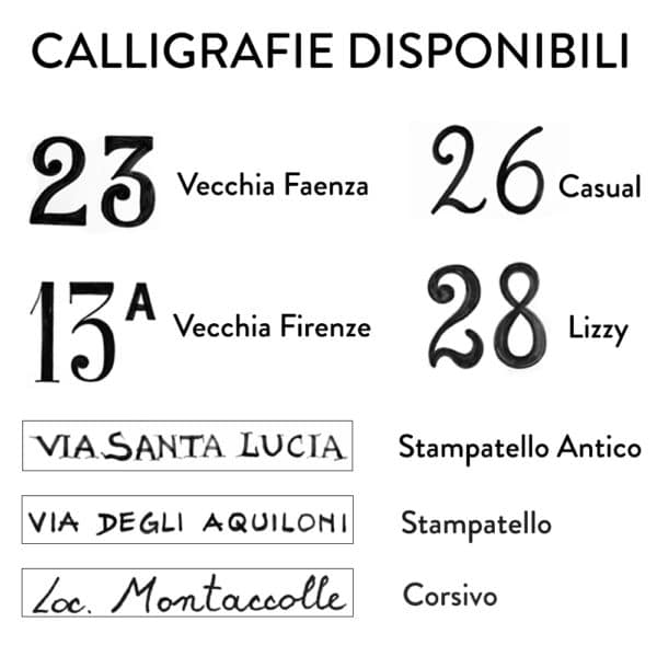 Numero Civico In Ceramica Personalizzato Stile Costiera Amalfi - Piastrella Decorativa Con Limoni - Foto 14
