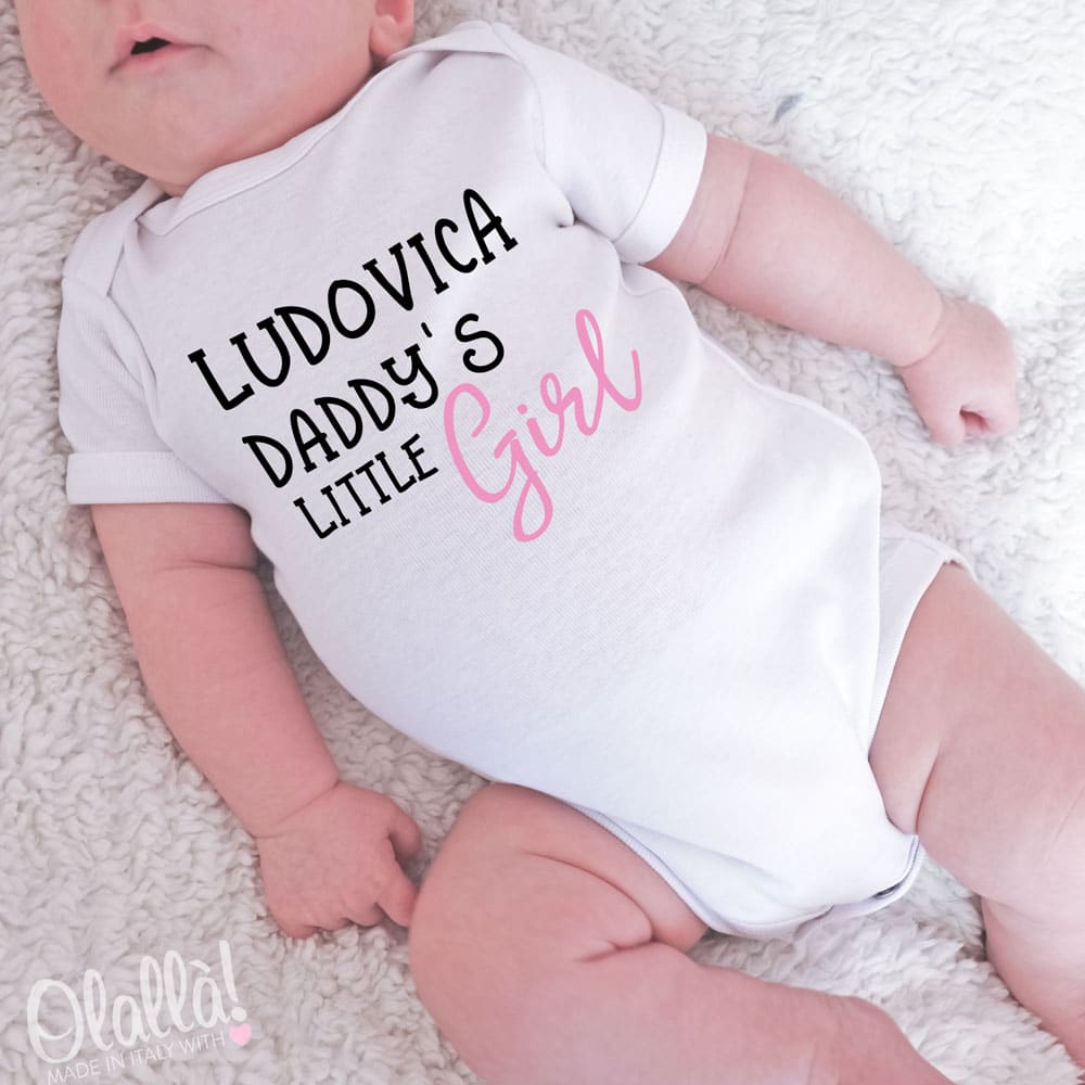 Body per Neonato Personalizzato - Dad's Little Girl