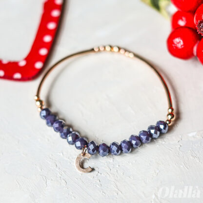 braccialetto-iniziale-idea-regalo-cristallini