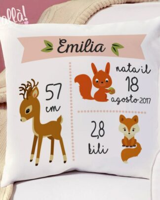 cuscino-personalizzato-idea-regalo-nascita-bosco