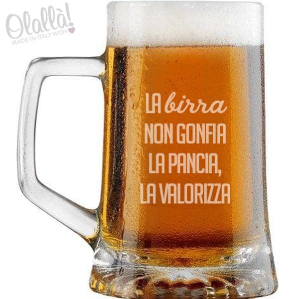 Boccale birra con manico 0.3 litri personalizzato – Logotec