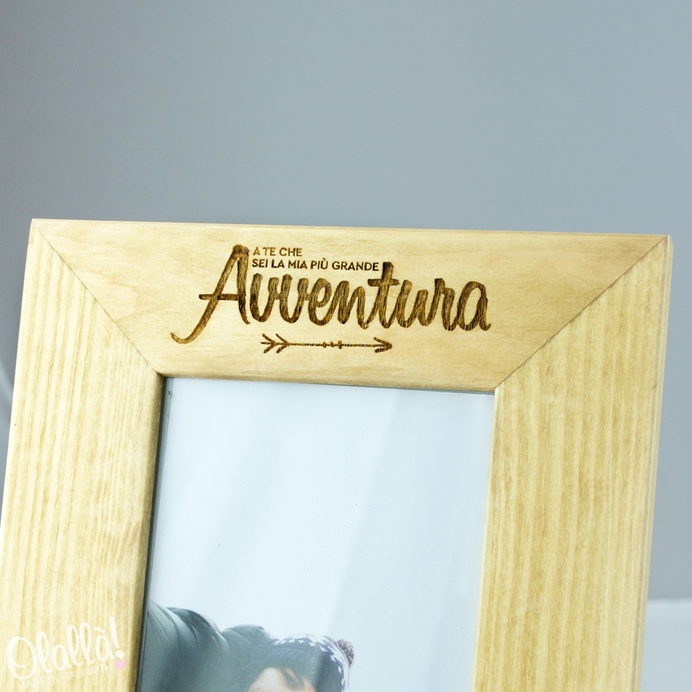 Cornice in Legno Personalizzata A Te Che Sei la Mia Pi¹ Grande cornice san valentino personalizzata