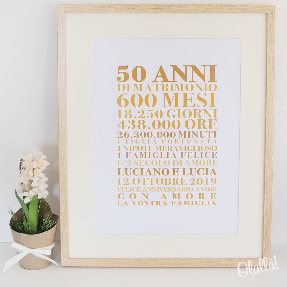 Anniversario Di Matrimonio 50 Anni Frasi