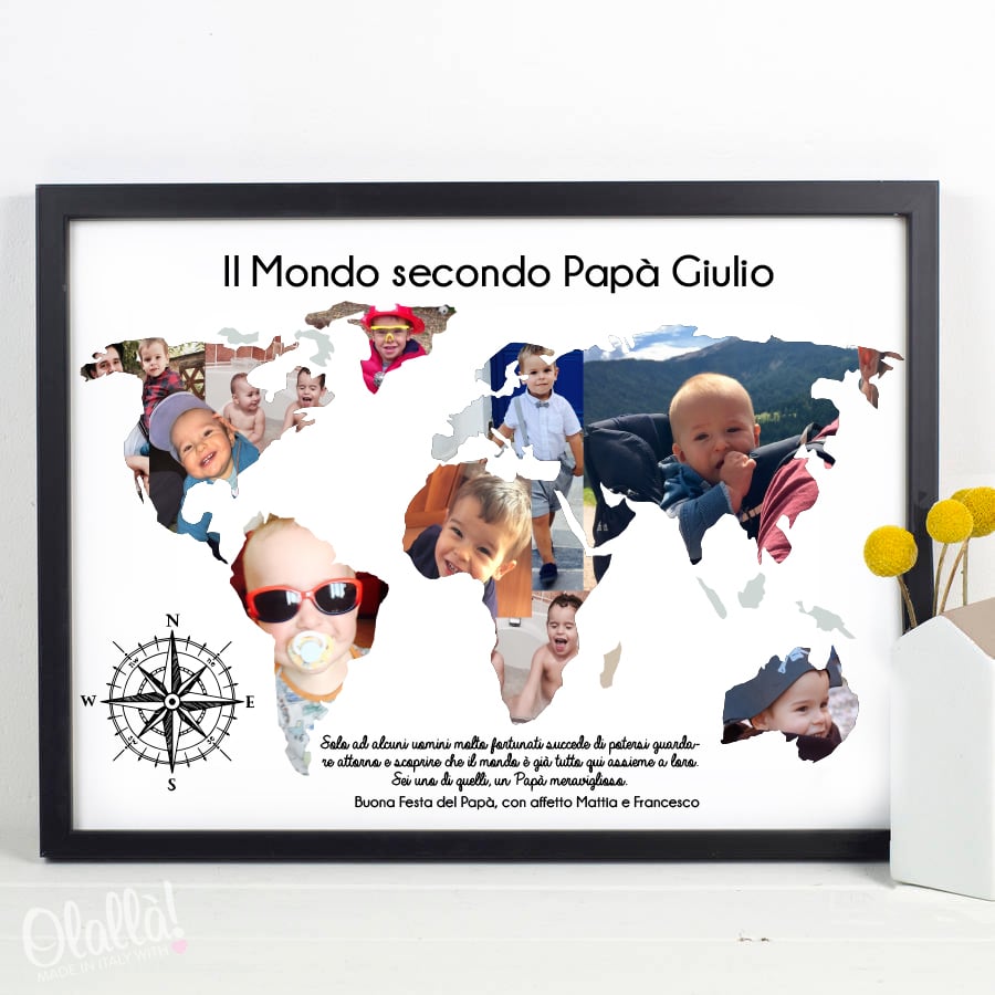 stampa-mappa-del-mondo-papa-personalizzata