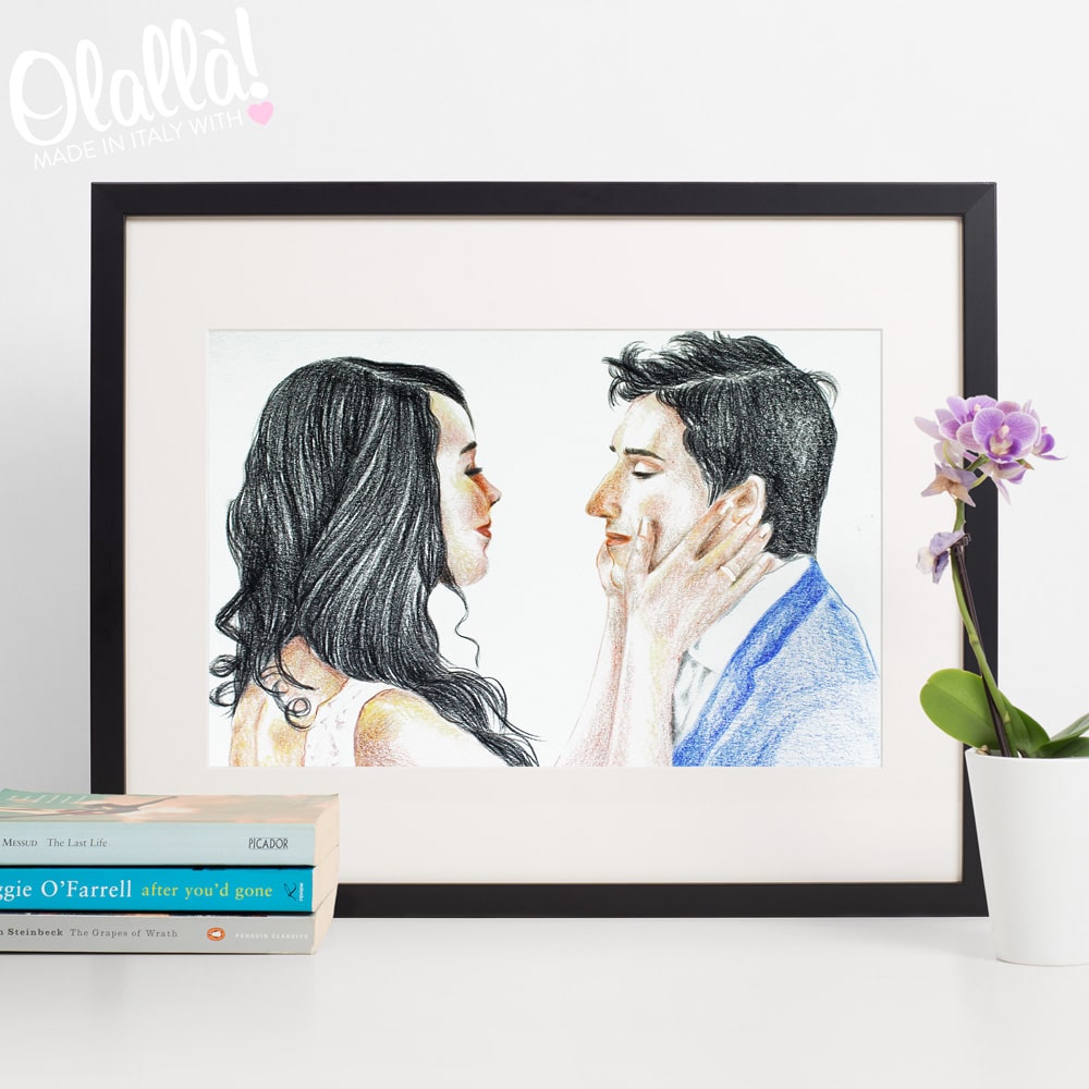 ritratto regalo matrimonio personalizzato