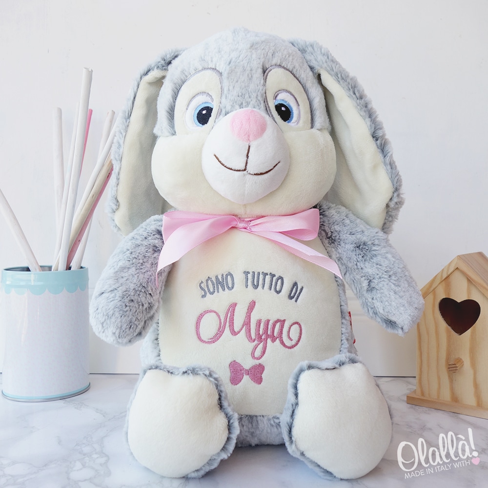 Peluche Personalizzato Sono tutto di - Idea Regalo Neonato