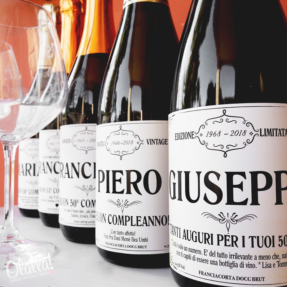 Purpleproducts 1939 Vintage Blu Felice ° Compleanno 2019 Champagne Bottiglia Etichetta Regalo per Donne e Uomini 
