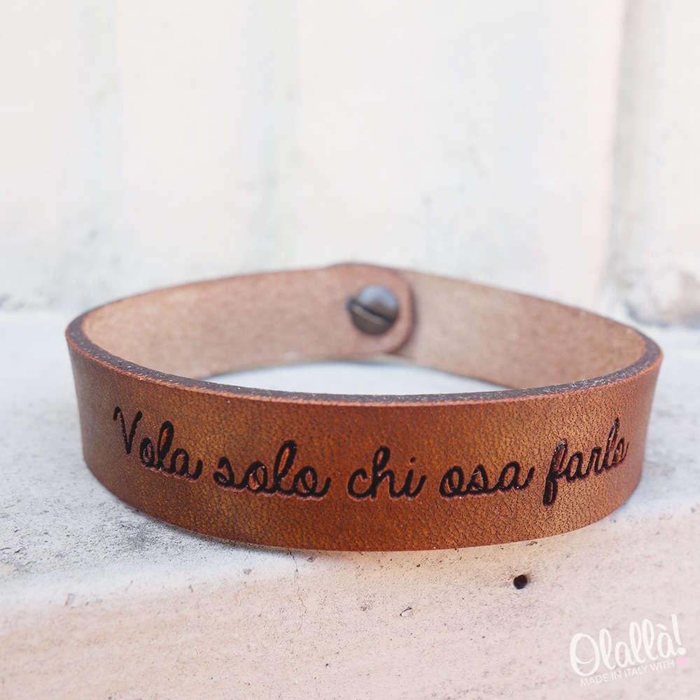 Bracciale In Pelle Personalizzato Per Uomo - Con Nome E Foto, Chiusura Magnetica, Regalo Elegante - Foto 3