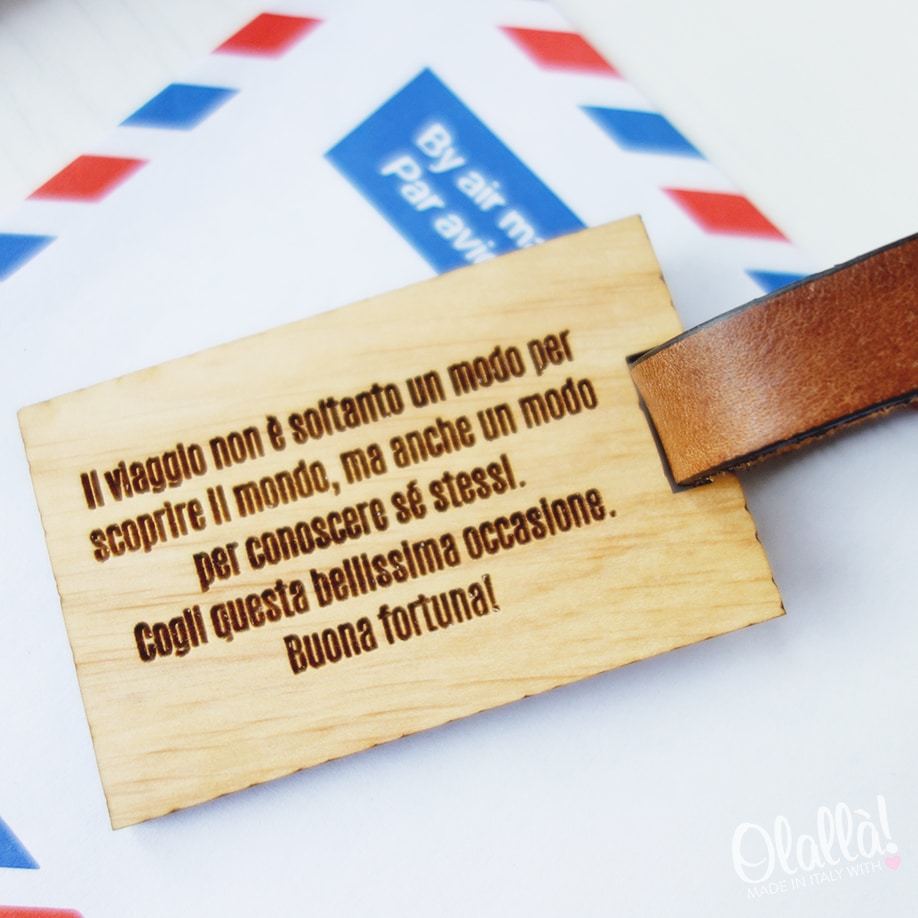 Da Viaggio In Legno Personalizzato Wanderlust Idea Regalo Per Chi Ama Viaggiare Olalla