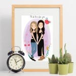 ritratto-migliore-amica-personalizzato-regalo