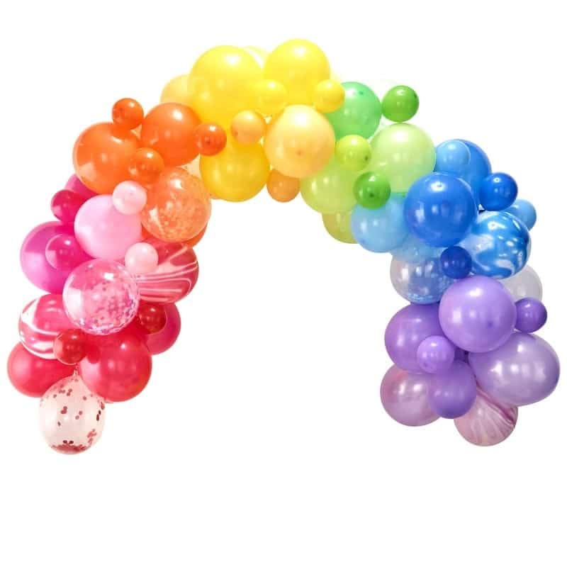 Arco di Palloncini Colorati Arcobaleno Decorazioni Compleanno