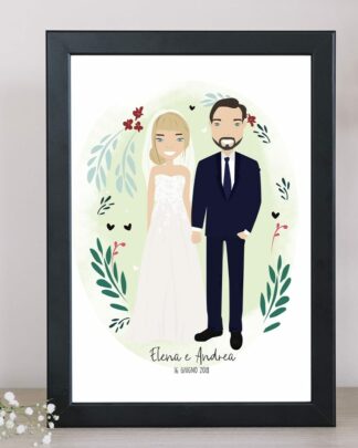 illustrazione-sposi-personalizzata-regalo-matrimonio-2