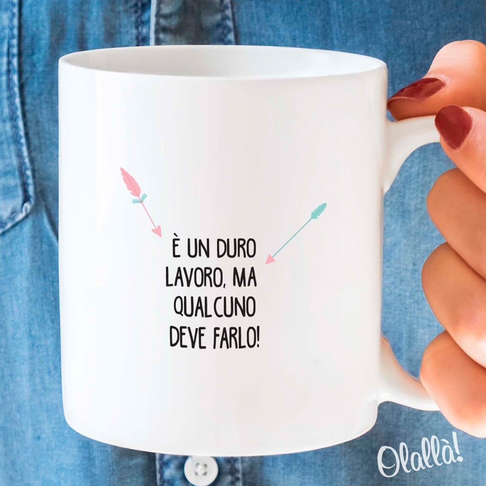 Tazza Personalizzata con Dedica Simpatica - Regalo per Collega