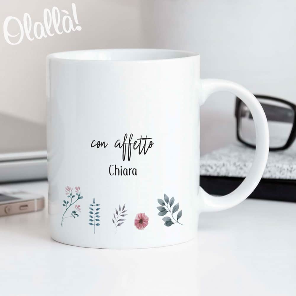 Tazza Personalizzata con Dedica Simpatica - Regalo per Collega