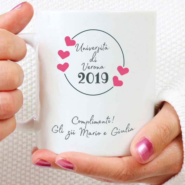 LOVEXIU Tazza Regalo Laurea,Tazza Laurea da Caffè in Ceramica Come Oggettistica Festa di Laurea, Graduation Gifts Personalizzata Decorazioni,Regalo Natale Colazione Caffè (Tedesco